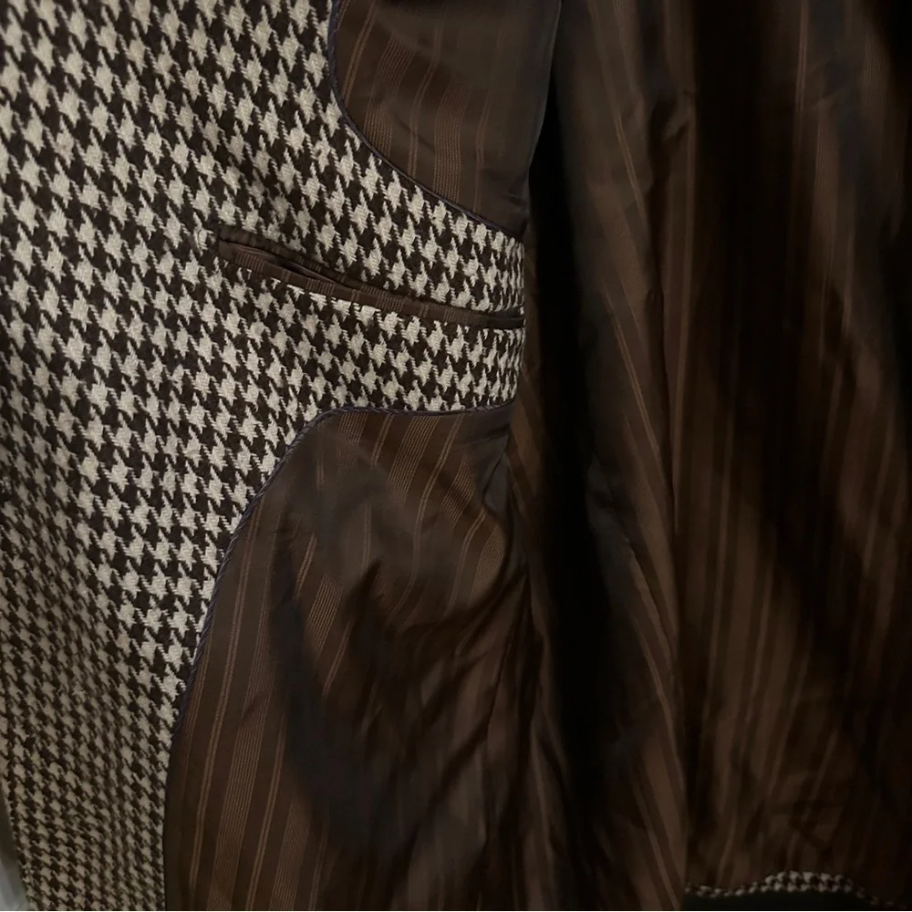 Vintage Venezzi Men's Houndstooth Blazer | Size Medium